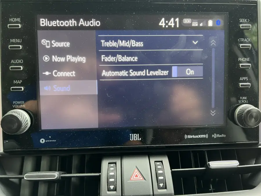 what does automatic sound levelizer do in the toyota corolla